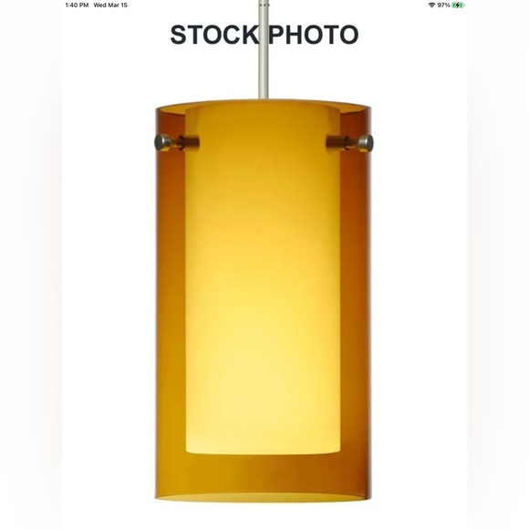 Besa Lighting XP-G44007-BR Pahu 4 LV Mini Pendant-Armagnac/Opal Glass-Bronze-NIB - Picture 2 of 4